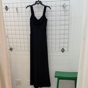 Black Keyhole Jumpsuit